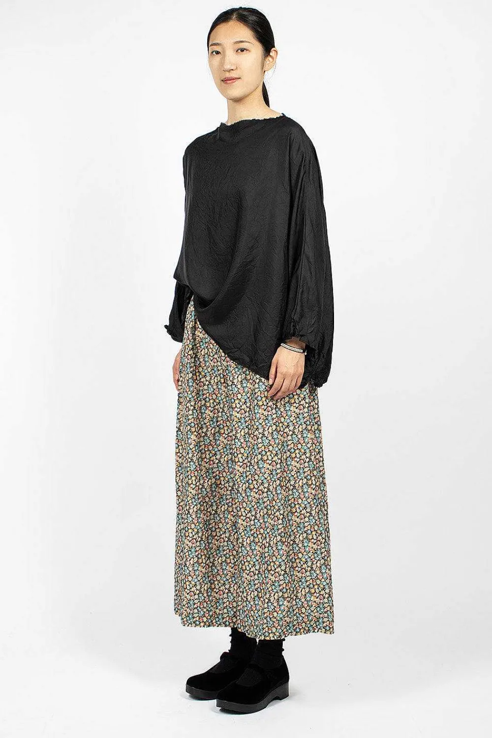 Daniela Gregis Wide Pyjama Trousers Floral Blue/Red/Orange| Trousers