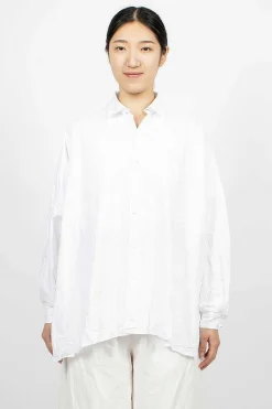 Daniela Gregis Wide Shirt White| Tops