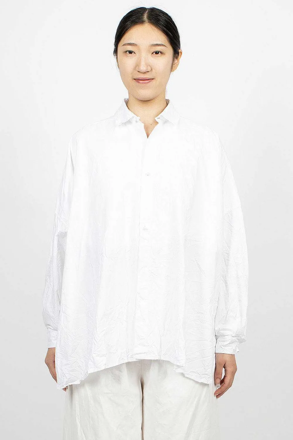 Daniela Gregis Wide Shirt White| Tops