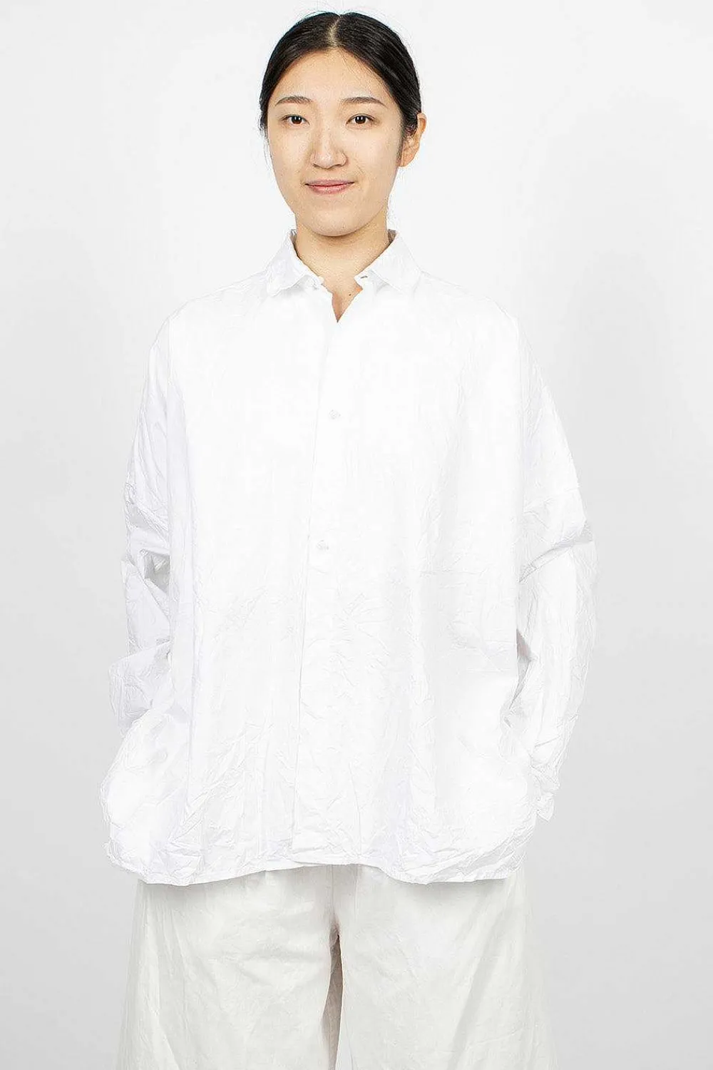 Daniela Gregis Wide Shirt White| Tops