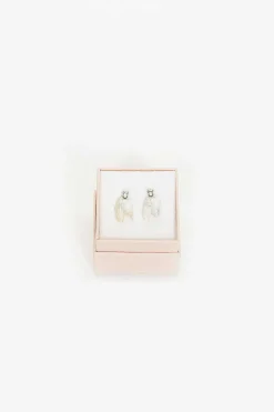 Simone Rocha Winged Baroque Pearl Earrings| Earrings
