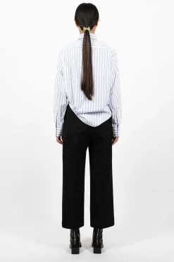 Acne Studios Wool Blend Trousers Black| Trousers