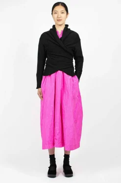 Daniela Gregis Wrap Knit Cardigan Black| Knitwear