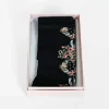 Simone Rocha Wreath Printed Socks Black| Tights & Socks
