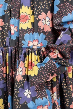 Casey Casey Yuki Dress Printed Black| Dresses