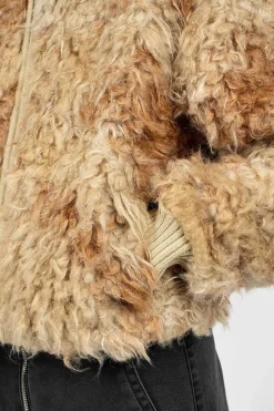 Acne Studios Zip Jacket Brown/Beige| Outerwear