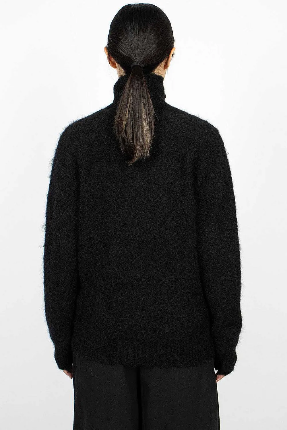Needles Zipped Mohair Cardigan Black| Outerwear